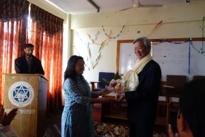 25_President Joseph Wang visited to Nepal to deliver goods and donation and attended Earthquake Relief Distribution Program by Nepal Pharmacy Council