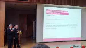 2015.11.14 Dr. Teera (2016 FAPA Congress host) Congress promotion trip to Taiwan, in Pharmaceutical Society of Taiwan’s annual Congress Tainan, Taiwan