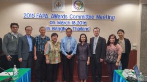 2016.03.18 2016 FAPA Awards Committee Meeting Windsor Suite Hotel, Bangkok, Thailand
